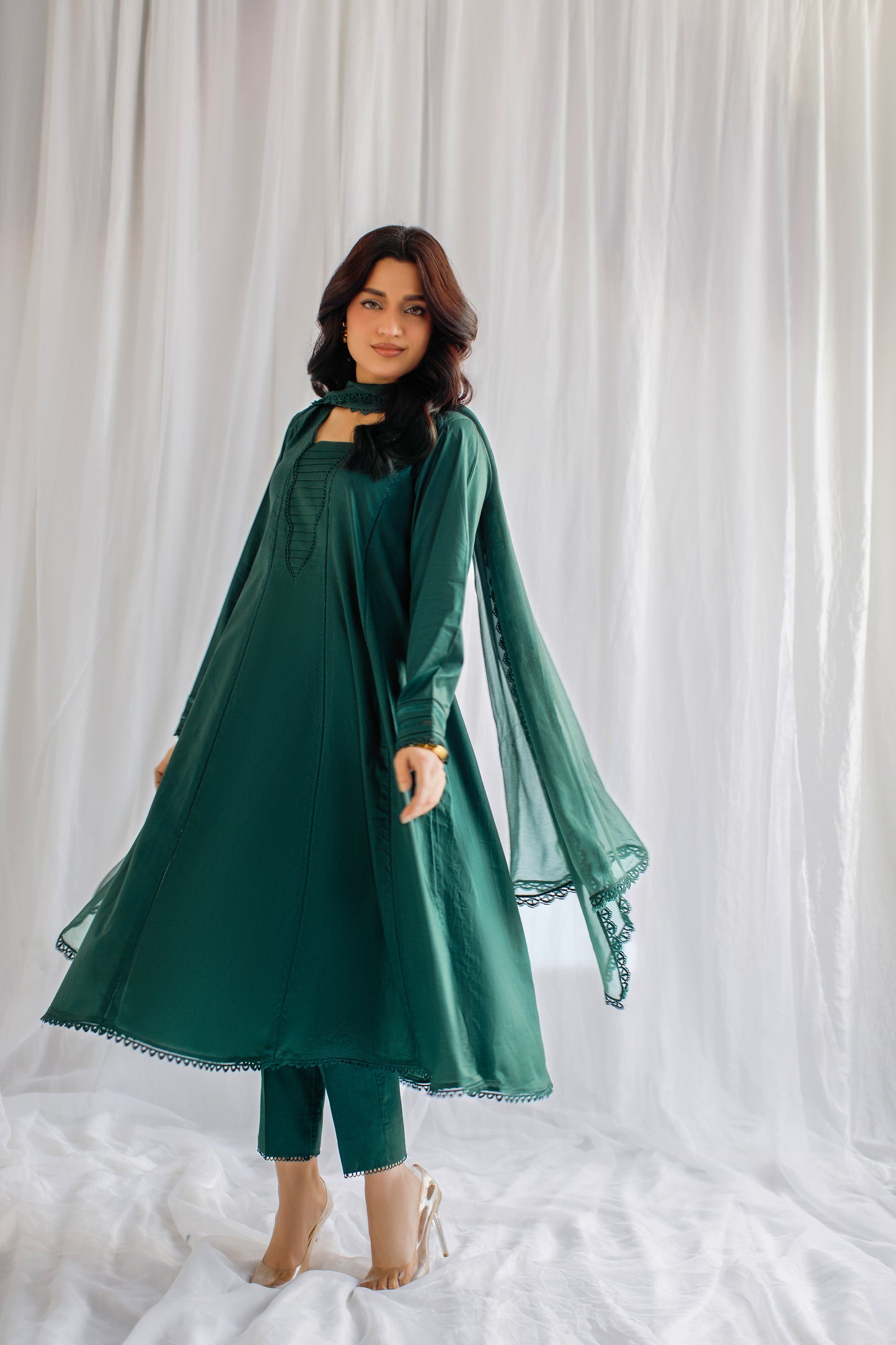 Elegant Essence | 3-Piece Solid Lawn Suit