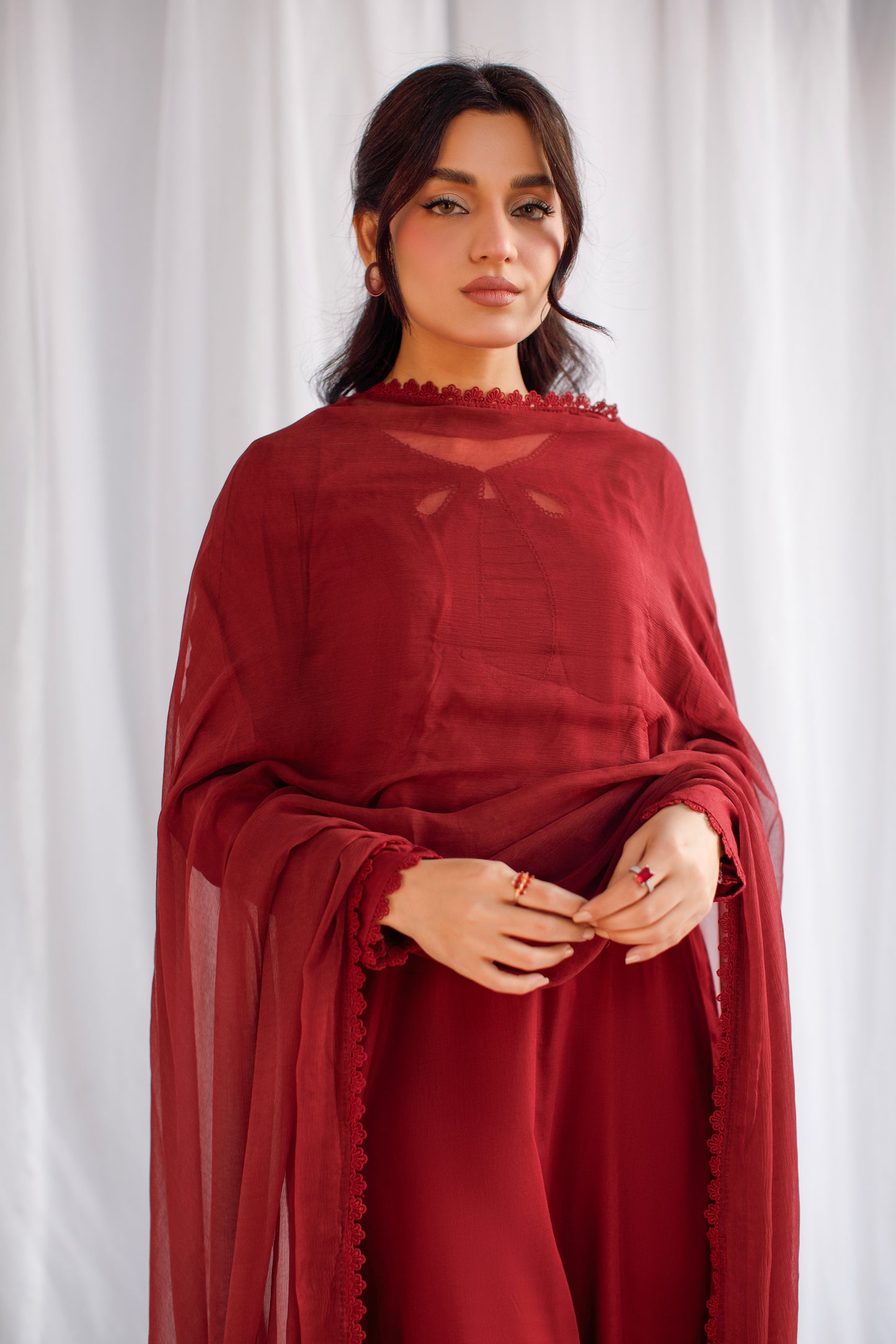 Ethereal Essence | Classic Solid 3-Piece Lawn Suit
