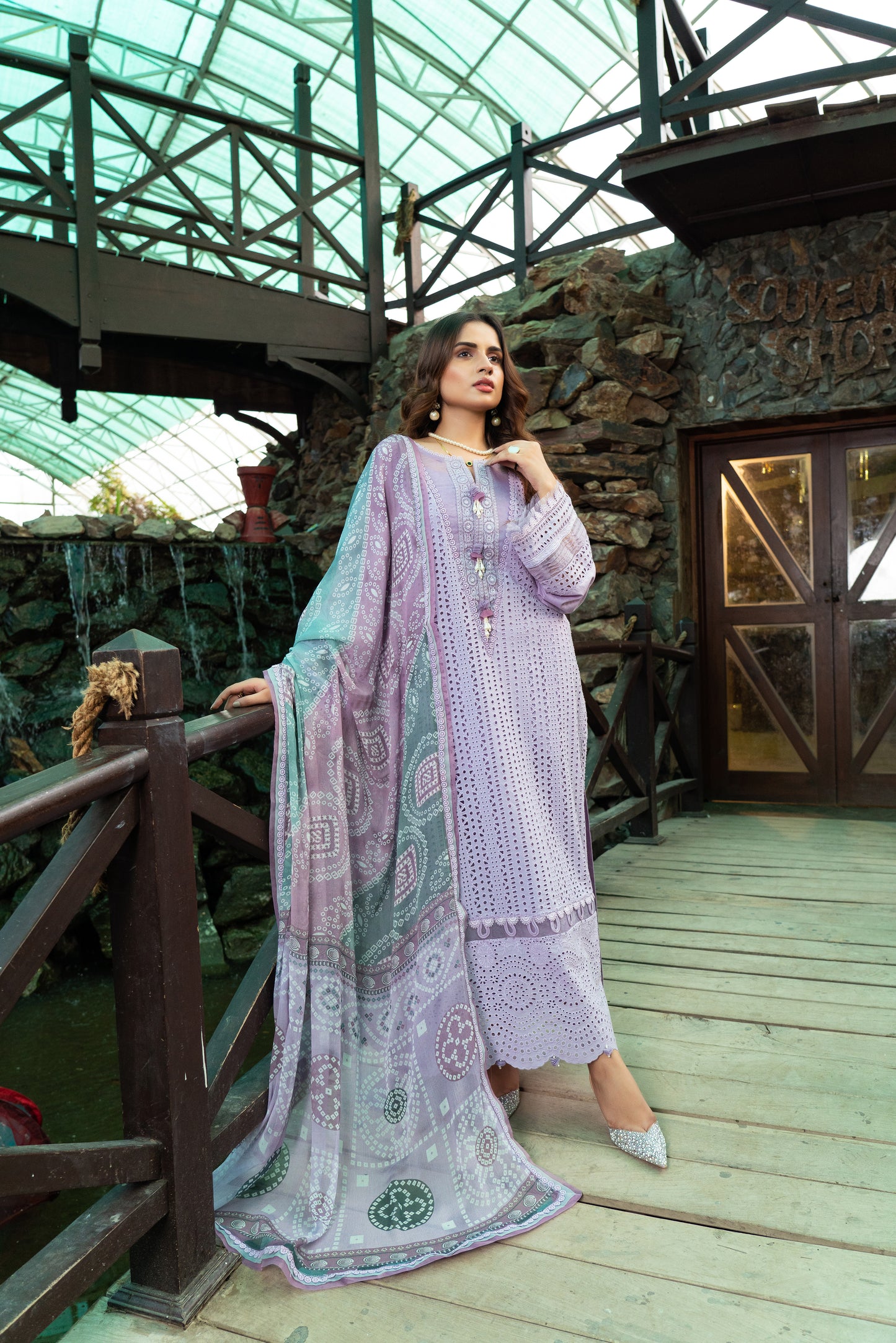 Lavender - Unstitched 3-Piece Lawn Suit