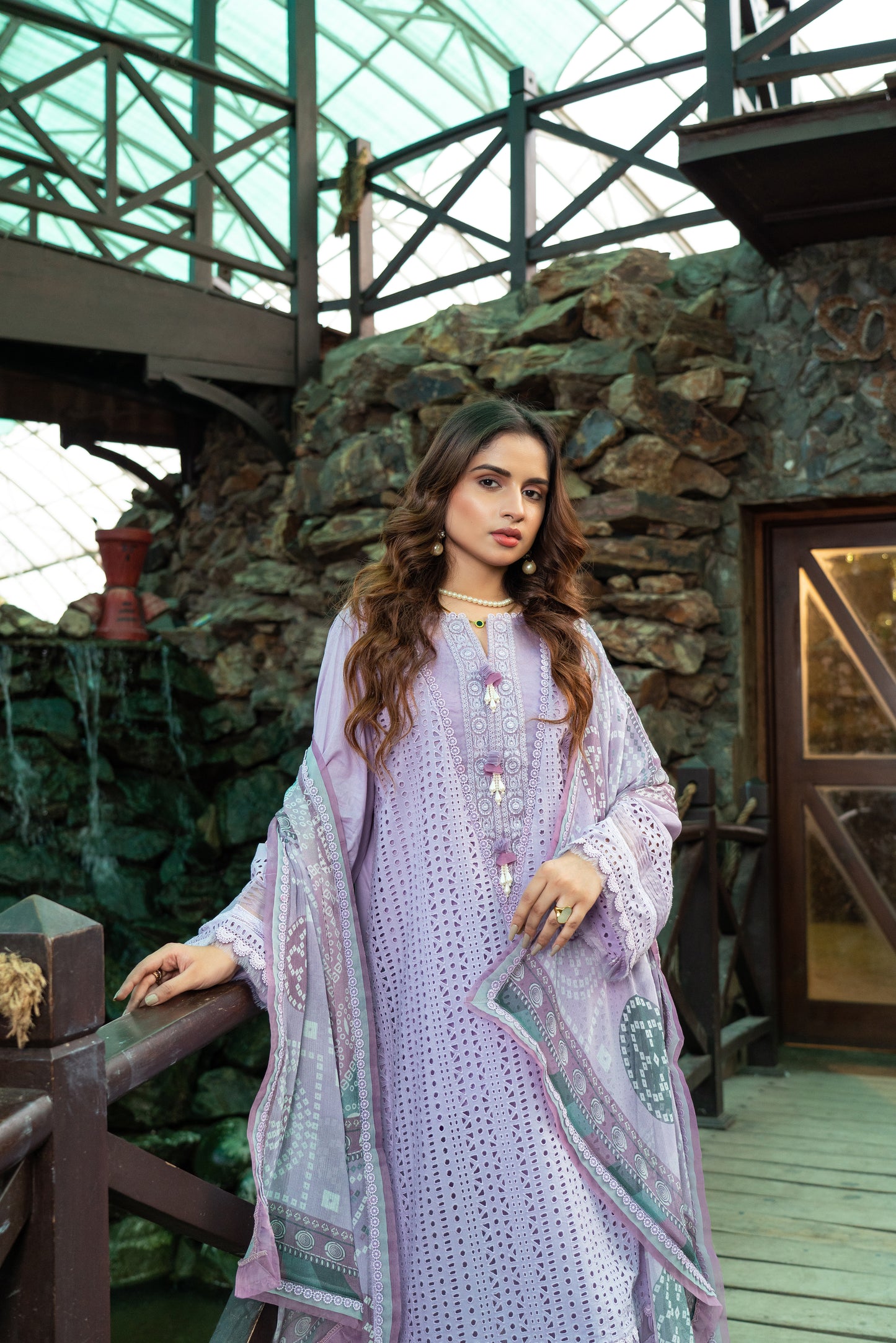 Lavender - Unstitched 3-Piece Lawn Suit