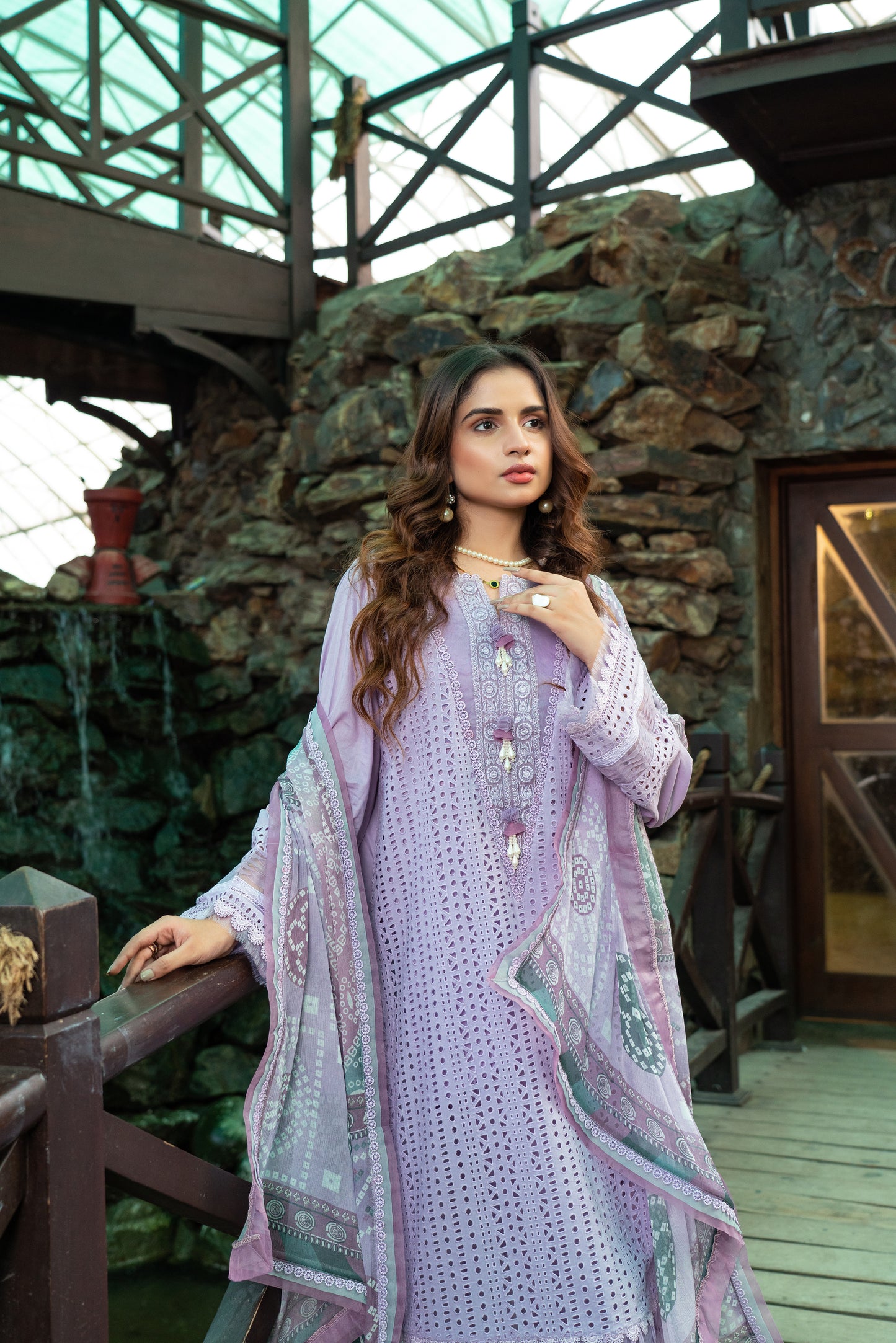 Lavender - Unstitched 3-Piece Lawn Suit