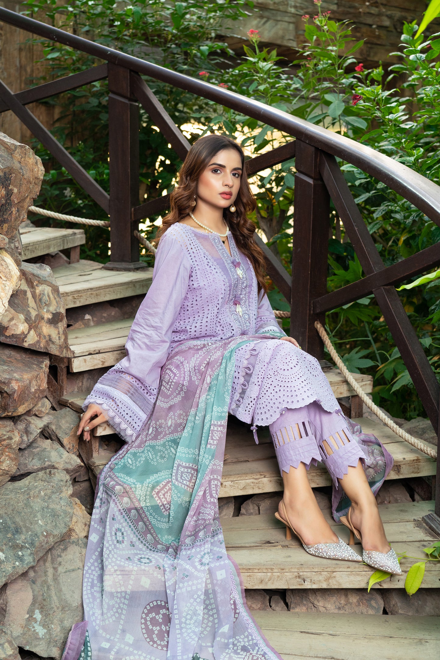Lavender - Unstitched 3-Piece Lawn Suit