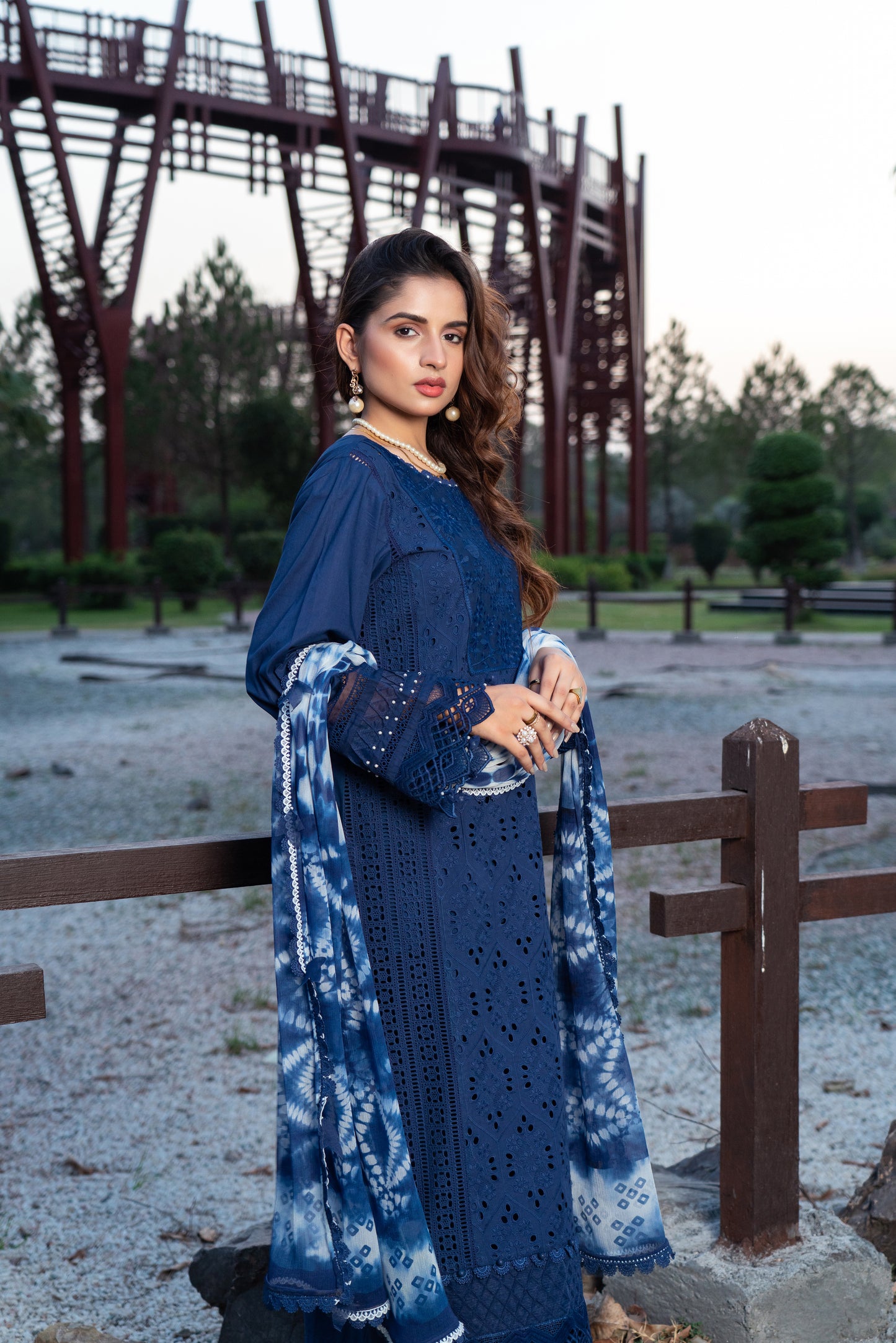 Indigo - Unstitched 3-Piece Lawn Suit
