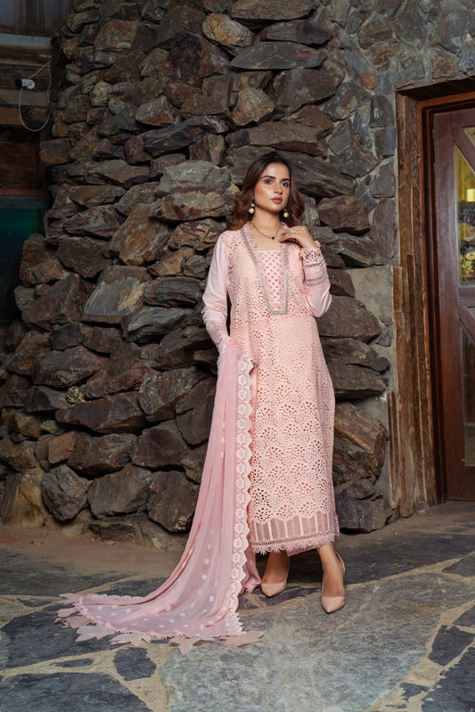 Blush - Unstitched 3-Piece Lawn Suit