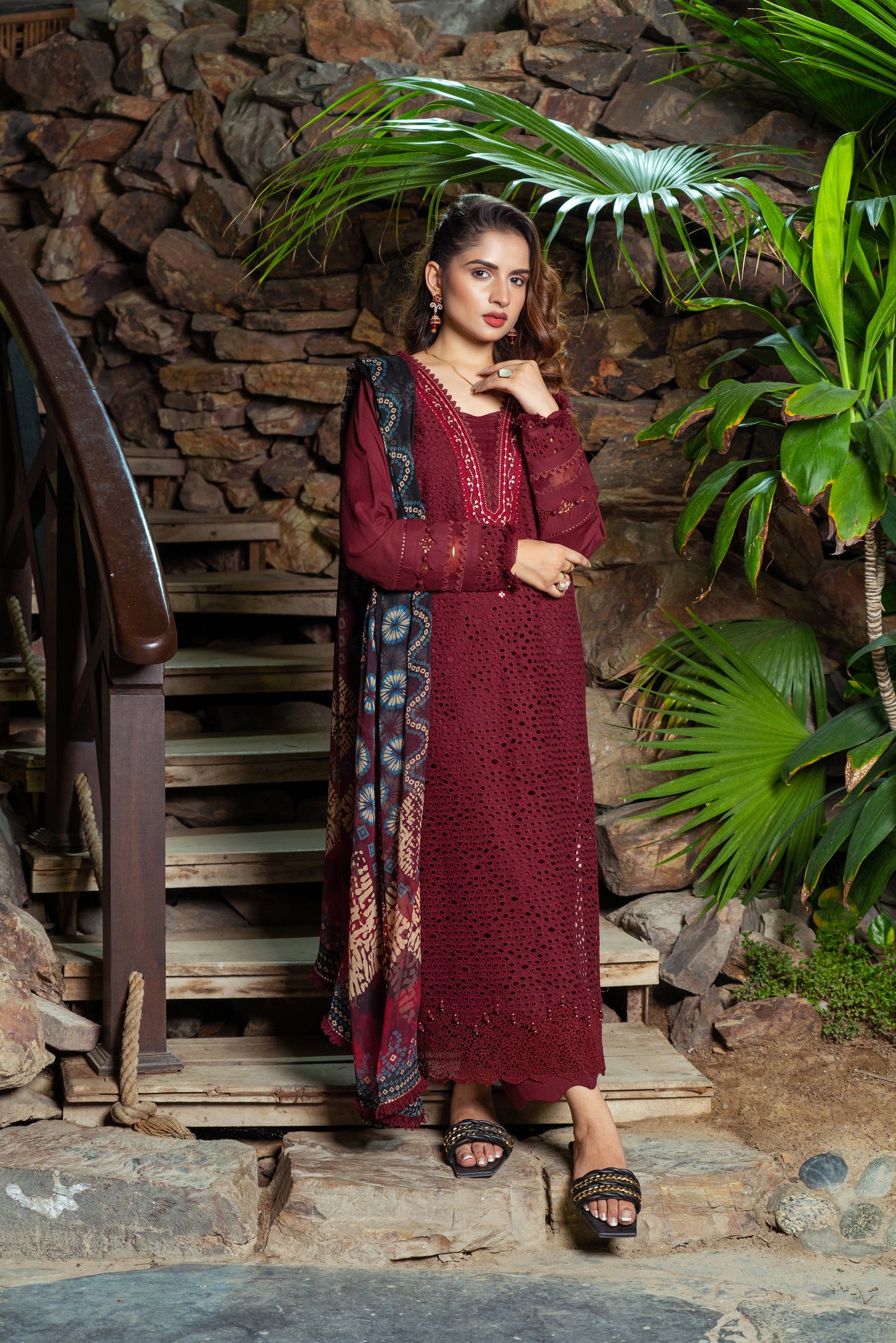Ruby - Unstitched 3-Piece Lawn Suit