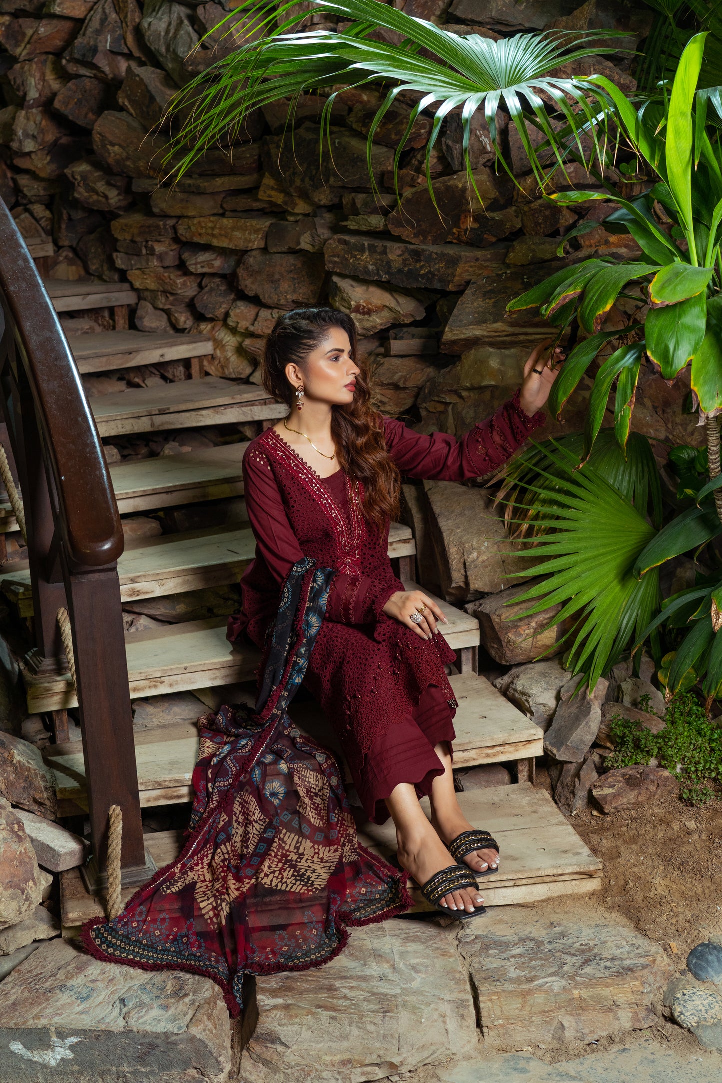 Ruby - Unstitched 3-Piece Lawn Suit